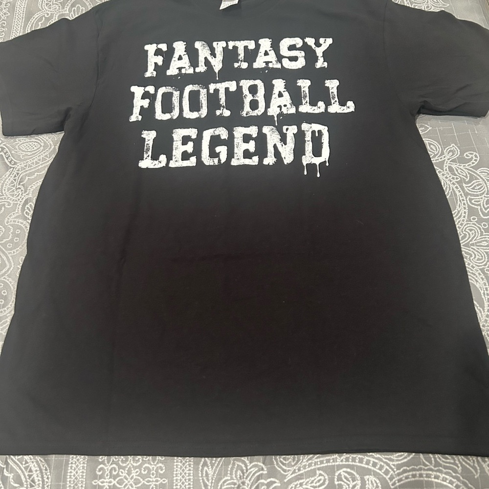 Black Fantasy Football Legend Tee
